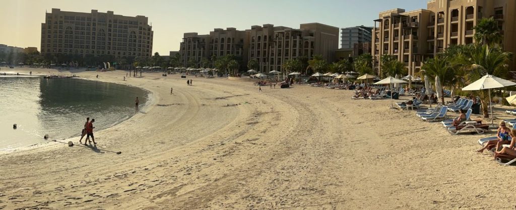 The Beach in Al Marjan Island Ras Al Khaimah.