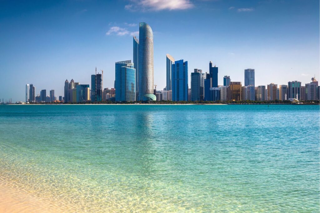 A scenic view of Abu Dhabi